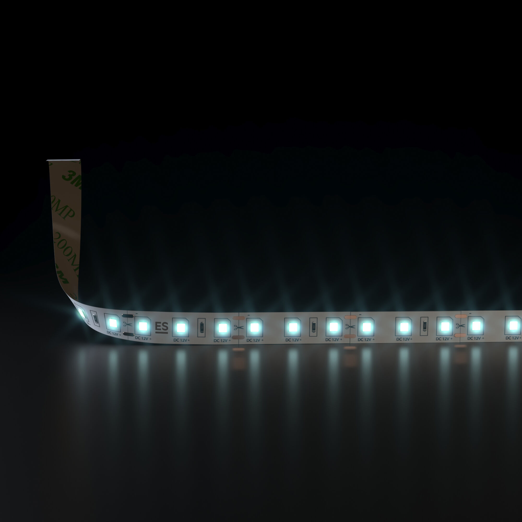 Светодиодная лента Elektrostandard Лента светодиодная 12V 9,6W 120Led 2835 IP20 холодный белый, 5м