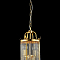 Светильник подвесная Crystal Lux TADEO SP4 D200 GOLD/TRANSPARENTE