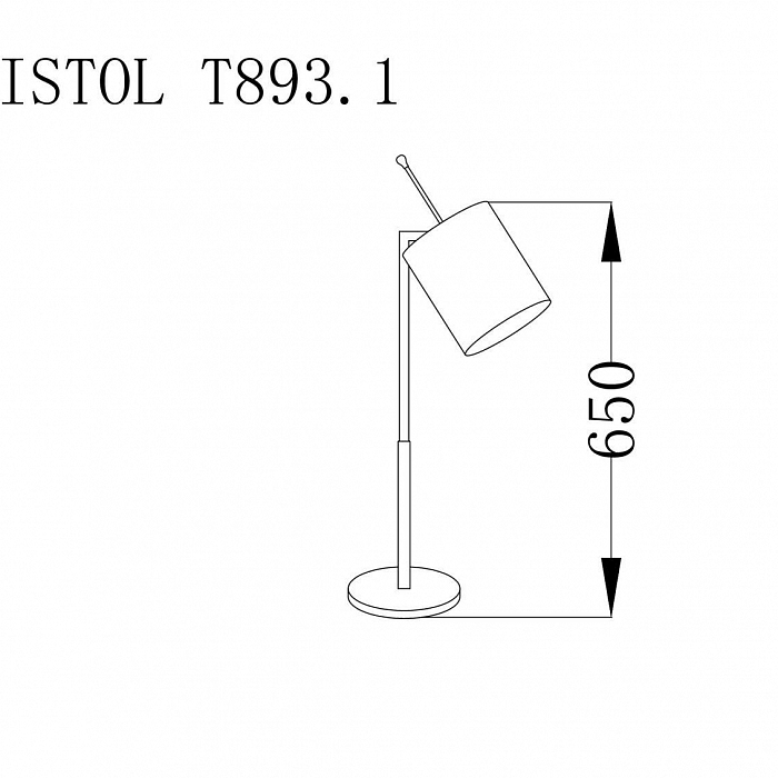 Настольная лампа Lucia Tucci BRISTOL T893.1