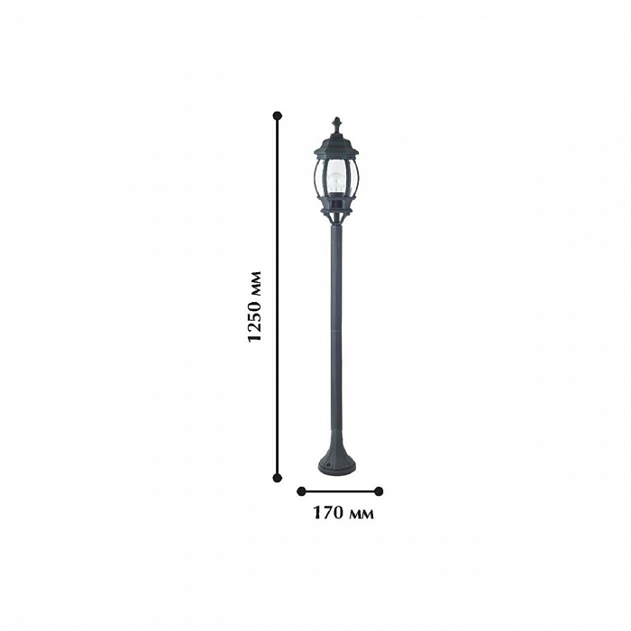 Уличный светильник на столбе Favourite 1806-1F