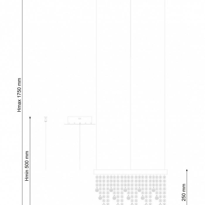 Люстра Lucia Tucci eclipse 1671.1 D400 LED