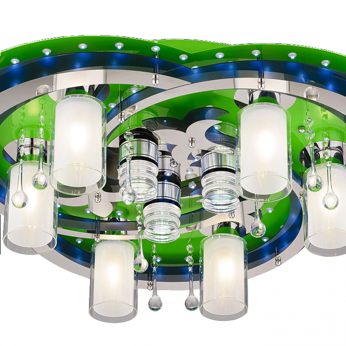 Люстра Sfera Sveta 8355/6+3 GN+CR WT