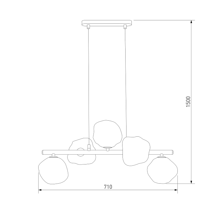 TK Lighting 11111 Lava Sabia