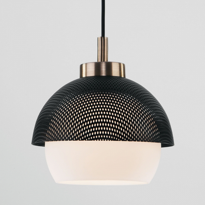 Люстра Eurosvet 50106/1 античная бронза/черный