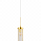 Светильник Crystal Lux TADEO SP1 D100 GOLD/TRANSPARENTE